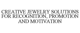 CREATIVE JEWELRY SOLUTIONS FOR RECOGNITION, PROMOTION AND MOTIVATION