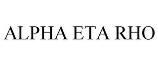 ALPHA ETA RHO