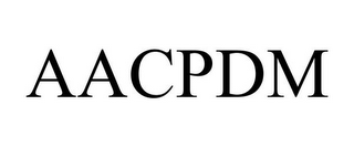 AACPDM