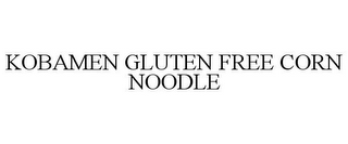 KOBAMEN GLUTEN FREE CORN NOODLE