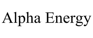 ALPHA ENERGY