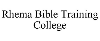 RHEMA BIBLE TRAINING COLLEGE