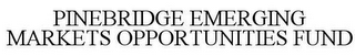 PINEBRIDGE EMERGING MARKETS OPPORTUNITIES FUND