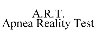 A.R.T. APNEA REALITY TEST