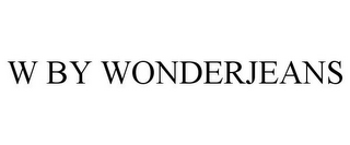 W BY WONDERJEANS