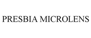 PRESBIA MICROLENS