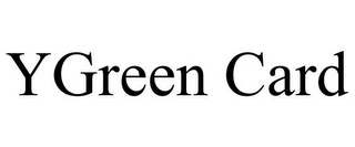 YGREEN CARD