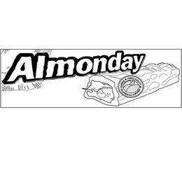 ALMONDAY FINEST QUALITY ROASTED CALIFORNIAN ALMONDS