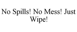 NO SPILLS! NO MESS! JUST WIPE!