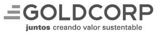 GOLDCORP JUNTOS CREANDO VALOR SUSTENTABLE