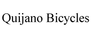 QUIJANO BICYCLES