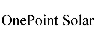 ONEPOINT SOLAR