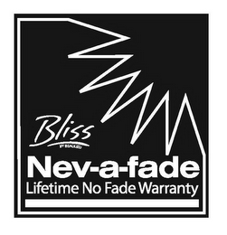 BLISS BY BEAULIEU NEV-A-FADE LIFETIME NO FADE WARRANTY