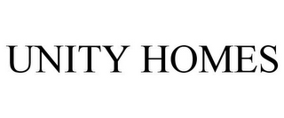 UNITY HOMES