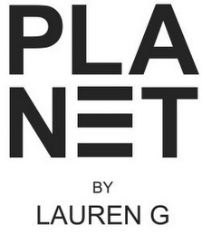 PLA NET BY LAUREN G