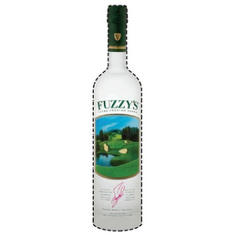 FV FUZZY'S ULTRA PREMIUM VODKA HANDCRAFTED AND BATCH DISTILLED FUZZY ZOELLER CHARCOAL FILTERED TEN TIMES PROUDLY MADE IN THE U.S.A. DISTILLED FROM GRAIN 750 ML - 40% ALCOHOL BY VOLUME - 80 PROOF