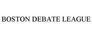 BOSTON DEBATE LEAGUE