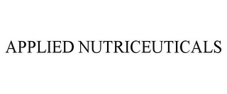 APPLIED NUTRICEUTICALS