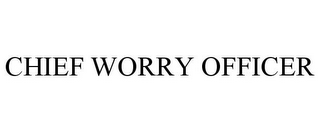 CHIEF WORRY OFFICER