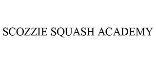 SCOZZIE SQUASH ACADEMY