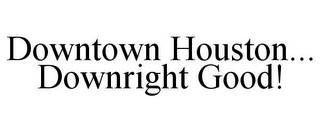 DOWNTOWN HOUSTON... DOWNRIGHT GOOD!