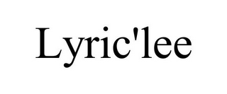 LYRIC'LEE