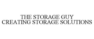 THE STORAGE GUY CREATING STORAGE SOLUTIONS