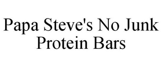 PAPA STEVE'S NO JUNK PROTEIN BARS