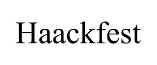 HAACKFEST