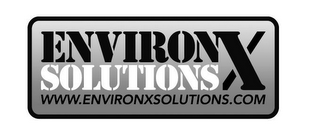 ENVIRONX SOLUTIONS WWW.ENVIRONXSOLUTIONS.COM