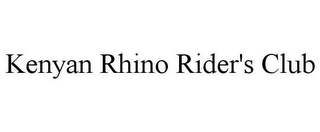 KENYAN RHINO RIDER'S CLUB