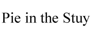 PIE IN THE STUY