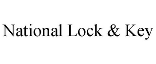 NATIONAL LOCK & KEY