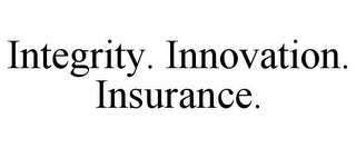 INTEGRITY. INNOVATION. INSURANCE.