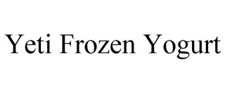 YETI FROZEN YOGURT