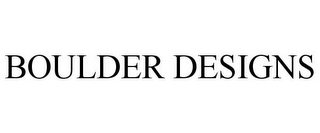 BOULDER DESIGNS