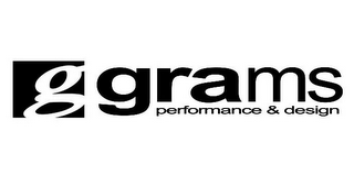 G GRAMS PERFORMANCE & DESIGN