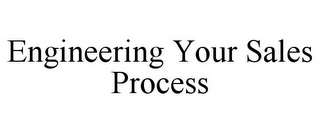 ENGINEERING YOUR SALES PROCESS