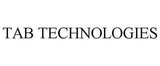 TAB TECHNOLOGIES