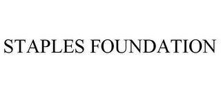 STAPLES FOUNDATION