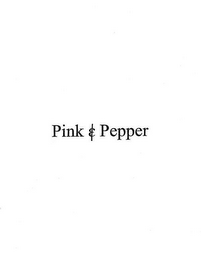 PINK & PEPPER