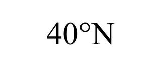 40°N