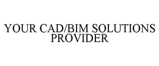 YOUR CAD/BIM SOLUTIONS PROVIDER