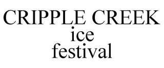 CRIPPLE CREEK ICE FESTIVAL