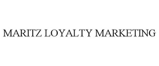 MARITZ LOYALTY MARKETING