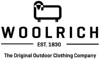 WOOLRICH EST. 1830 THE ORIGINAL OUTDOOR CLOTHING COMPANY