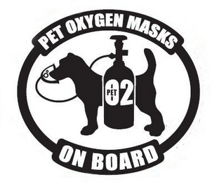 PET OXYGEN MASKS ON BOARD O2