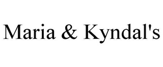 MARIA & KYNDAL'S