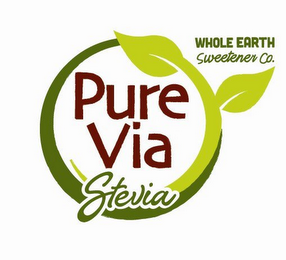 PURE VIA STEVIA WHOLE EARTH SWEETENER CO.