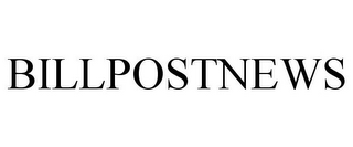 BILLPOSTNEWS